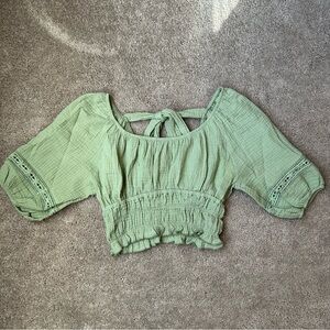 NWT Altar'd State Sage Green Top